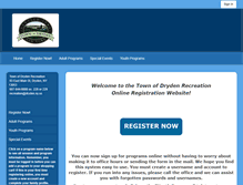Tablet Screenshot of drydenrec.com